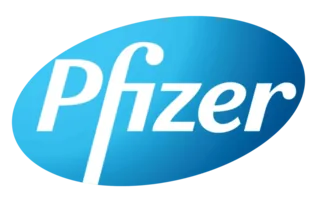 Logo Pfizer | parceiro da Poupe Certo